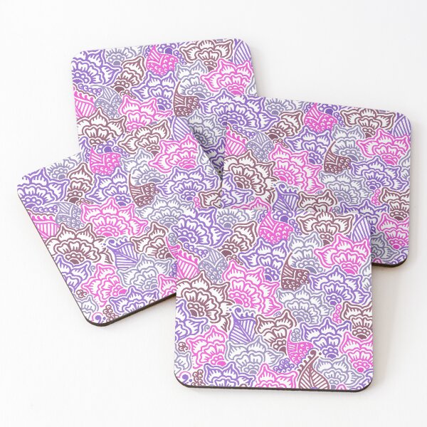 Item preview, Pink Garden || Nature || Floral Pattern designed and sold by Hilary Leslie.