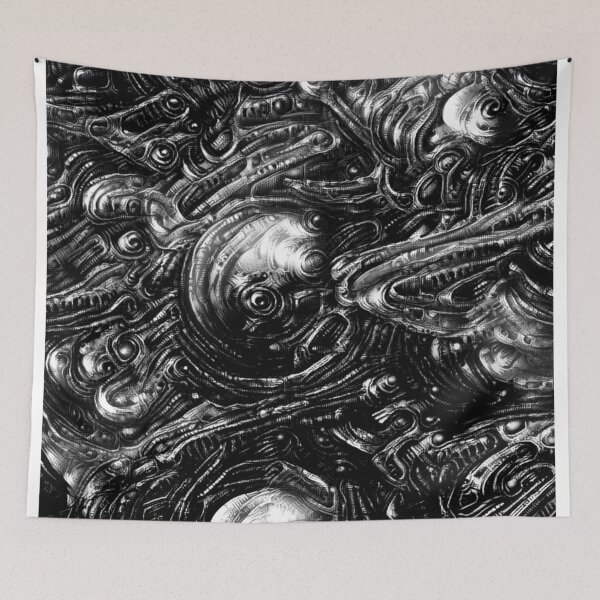 Item preview, HR Giger Inspired Biomech Poster designed and sold by Kayden DiGiovanni.