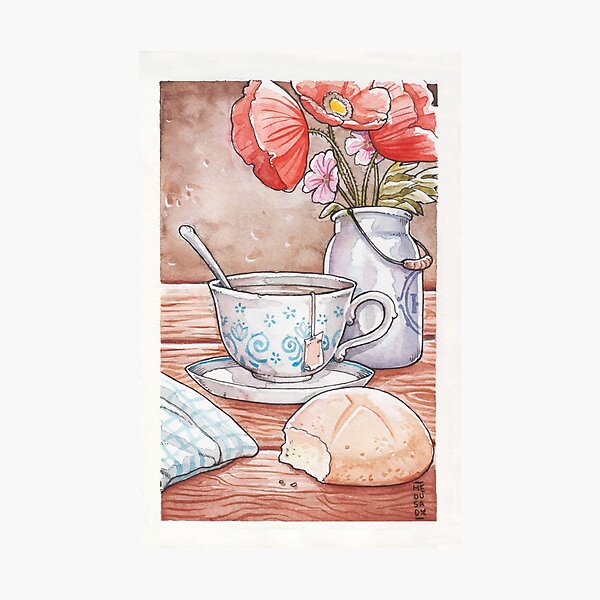 Item preview, Tea Time Still Life designed and sold by medusadollmaker.