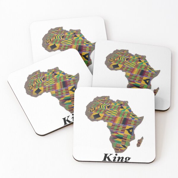 Item preview, Kente Inspired Map of Africa designed and sold by Ankaraart.