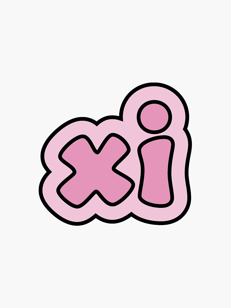 xi-greek-letter-pink-doodle-sticker-by-hopefuldesigns-redbubble