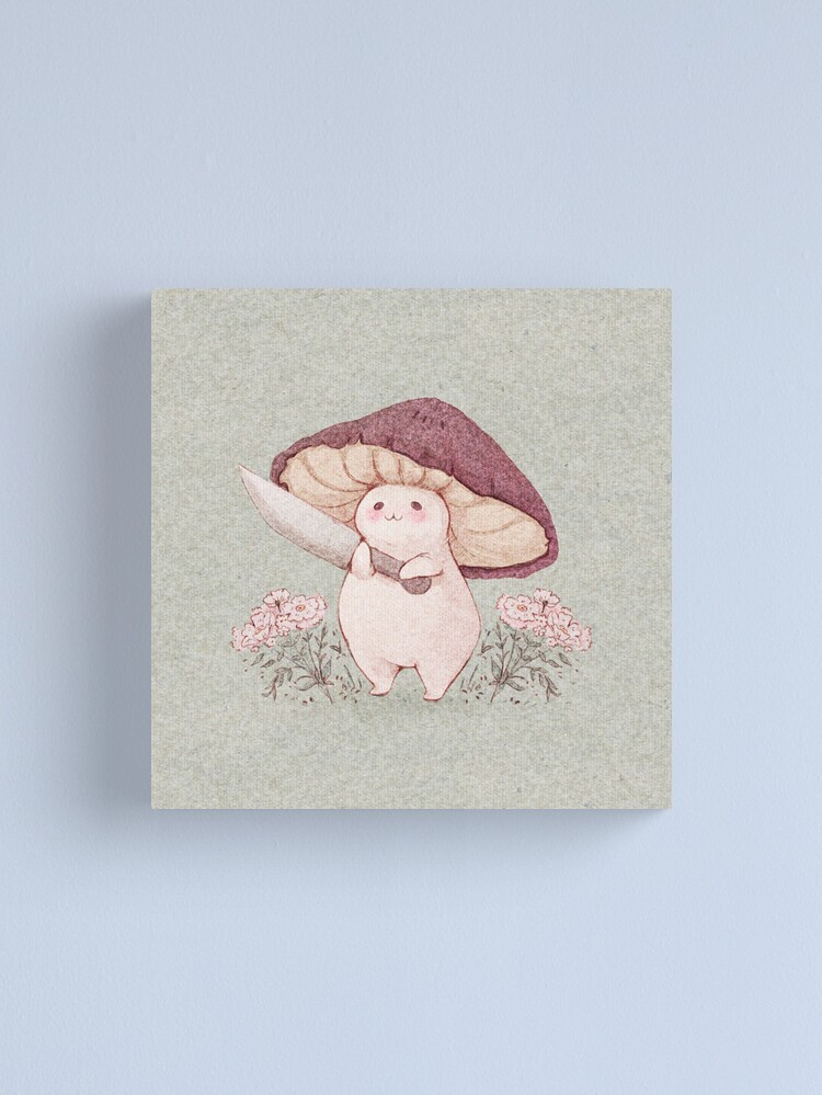 Thumbnail 2 of 3, Canvas Print, Let me see what you have little Mushroom (no text) designed and sold by Fairydrop.