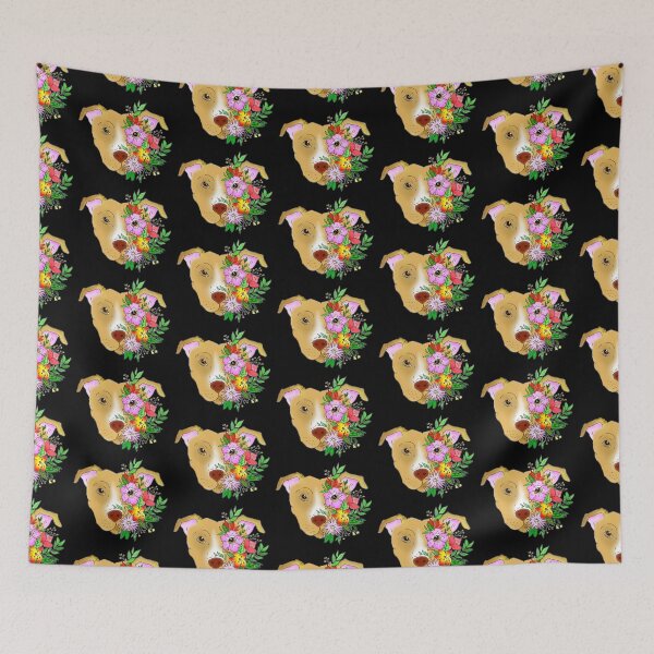 Item preview, Flower Pitbull - Transparent background designed and sold by Taylor Willis.