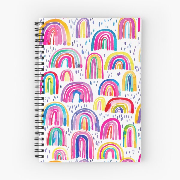 Item preview, Arcoiris alegres, bonitos y divertidos - Acuarela multicolor designed and sold by ninoladesign.