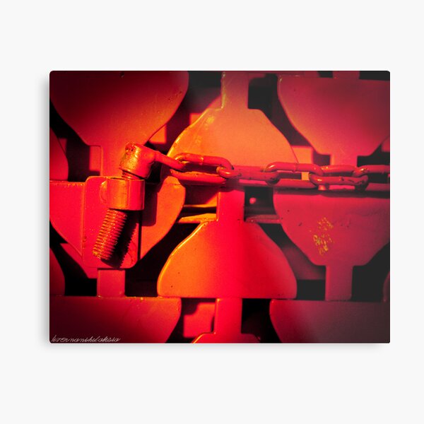 Prisoner in Red Metal Print