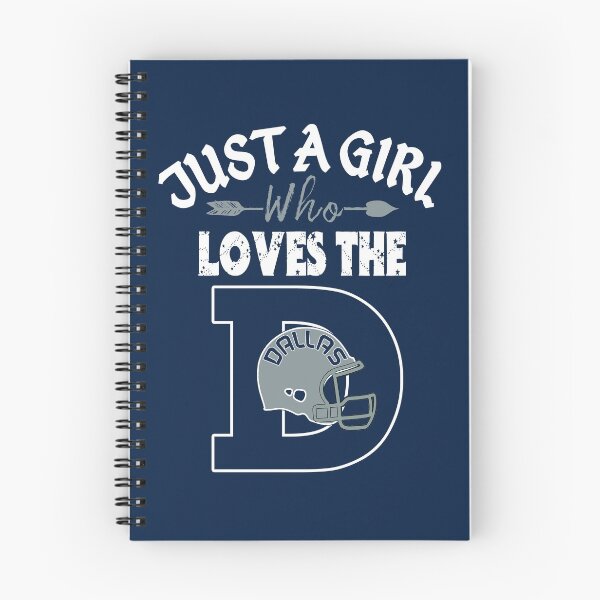 Item preview, Just A Girl Who Loves The Dallas D Funny Retro Football designed and sold by doiron3525.