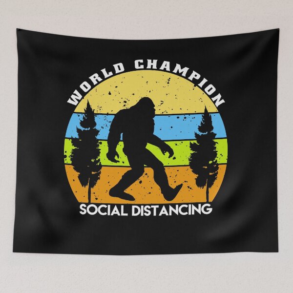 Item preview, Bigfoot Social Distancing world champion  designed and sold by osamamohamad.