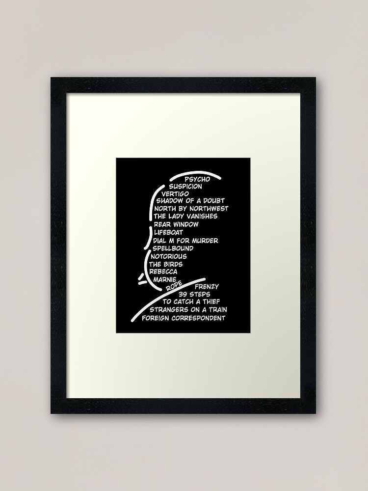 Alternate view of Master of Suspense Framed Art Print