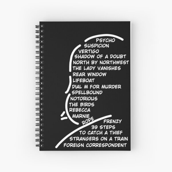 Master of Suspense Spiral Notebook
