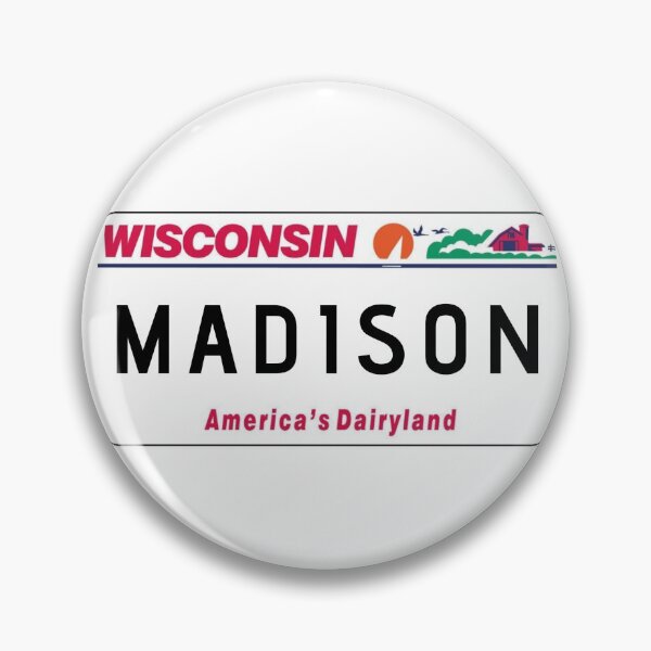 Item preview, Madison, WI License Plate designed and sold by Alix Halek.