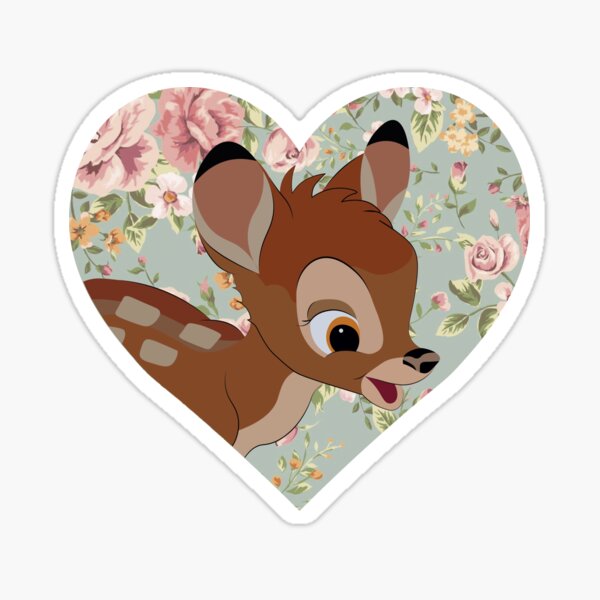 Vintage Bambi Sticker