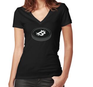 Women's Fitted V-Neck T-Shirt