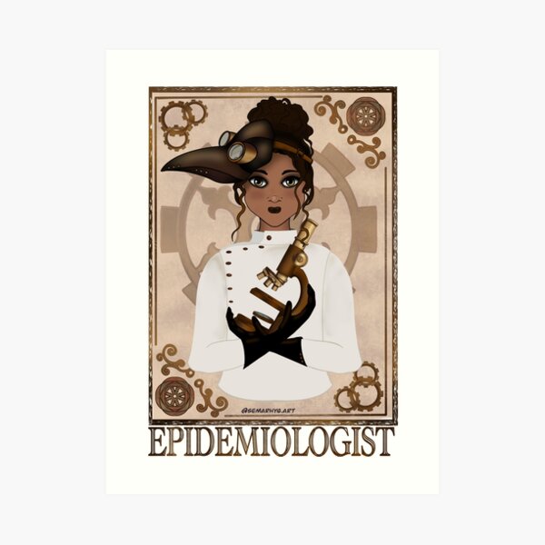 Epidemiologist (SteamPunk Art) Art Print