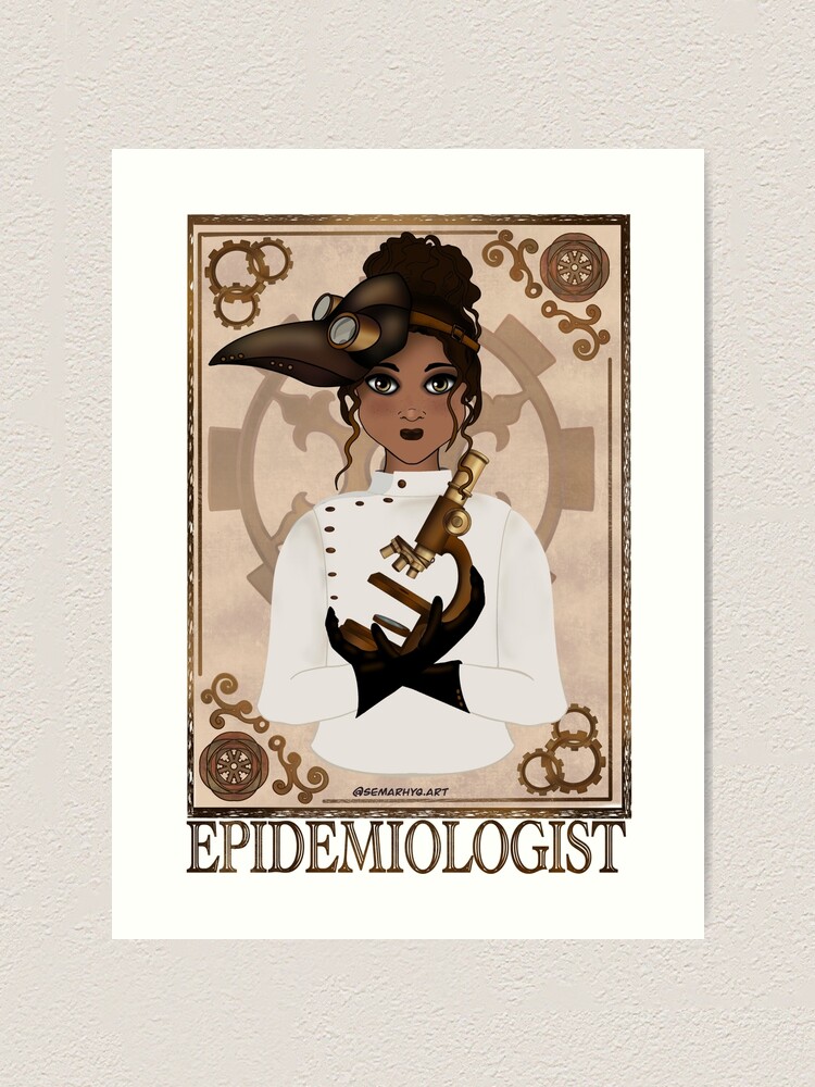 Alternate view of Epidemiologist (SteamPunk Art) Art Print