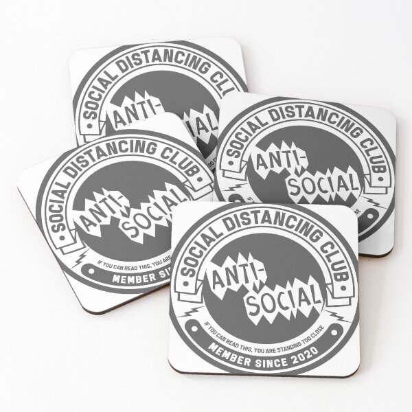 Item preview, Anti-Social Social Distancing Club designed and sold by ingabelle.