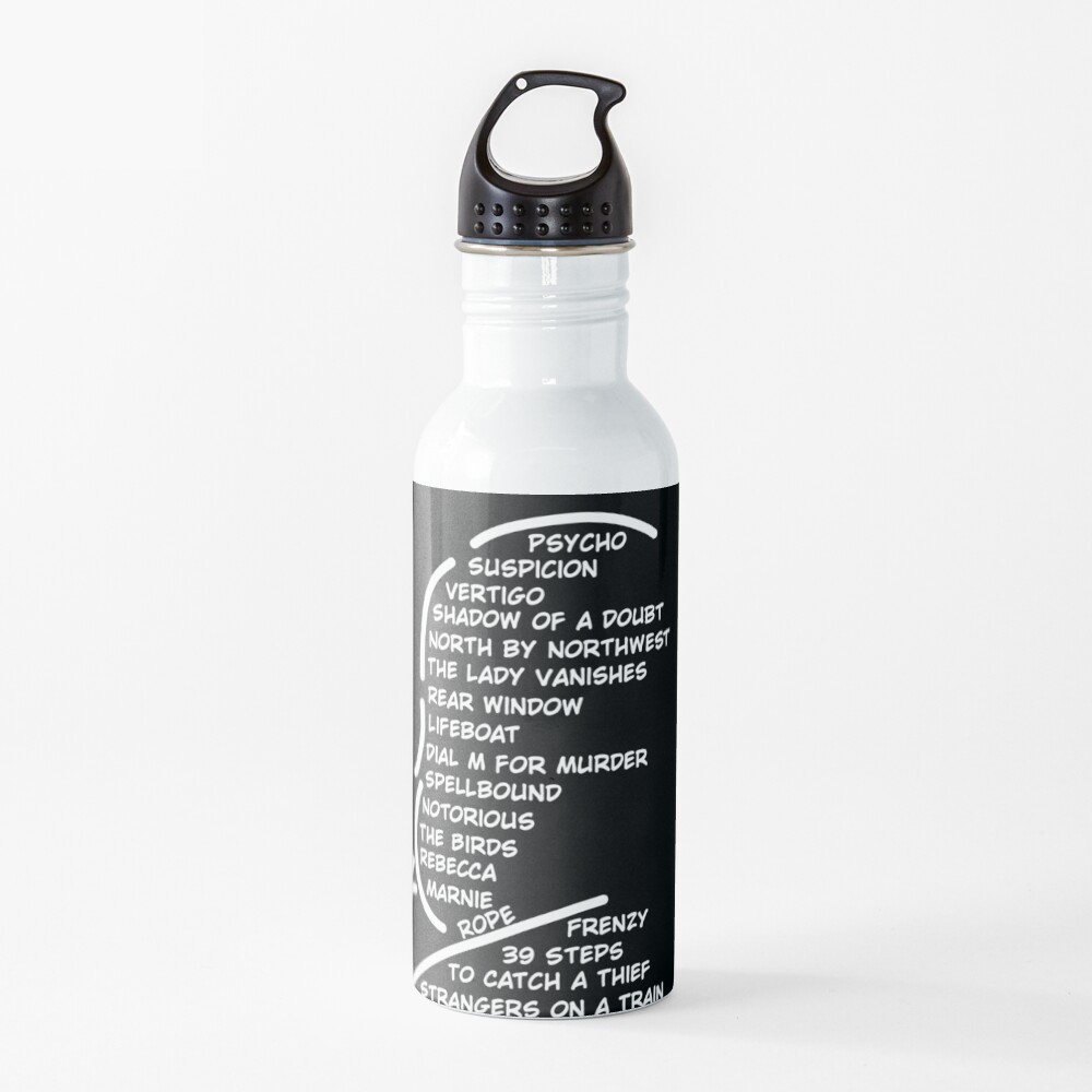 Master of Suspense Water Bottle