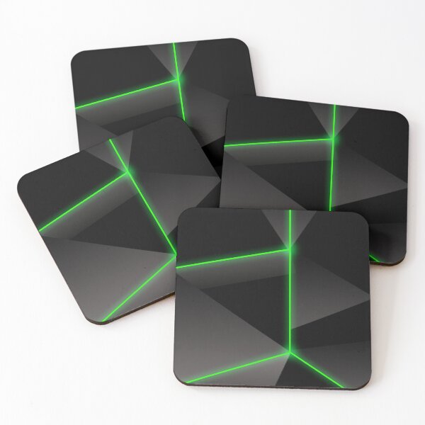 Item preview, Abstract Green Light Pattern Geometric Line designed and sold by docBrown00.