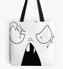 angry face Tote Bag