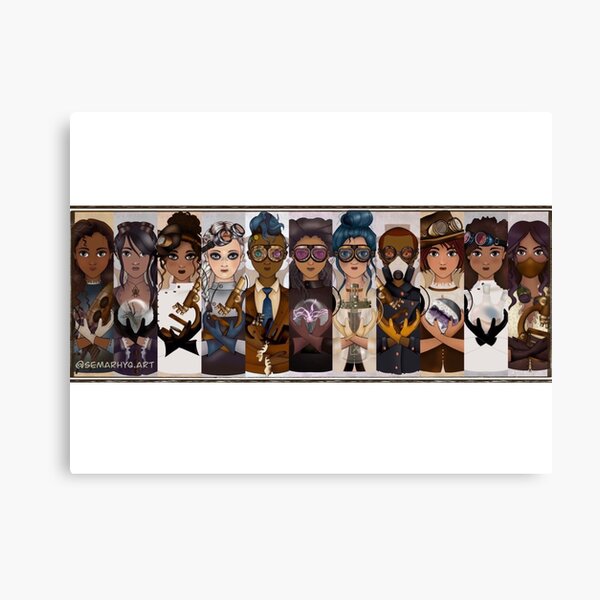 Steampunk Art Scientists Canvas Print