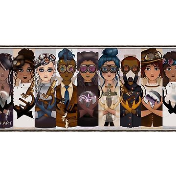 Artwork thumbnail, Steampunk Art Scientists by Semarhy Quiñones