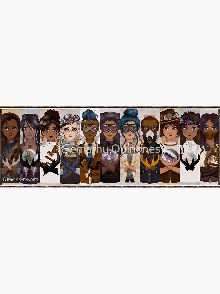 Steampunk Art Scientists by semarhy