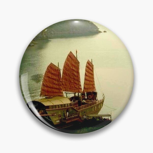 Item preview, VIETNAM : Vintage Halong Bay Tourism Advertising Print designed and sold by posterbobs.