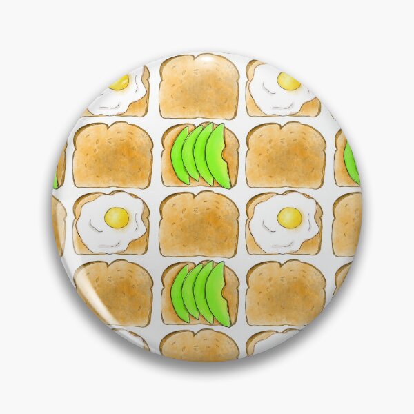 Item preview, patrón de tostadas de aguacate // patrón de desayuno designed and sold by KeytonDesign.