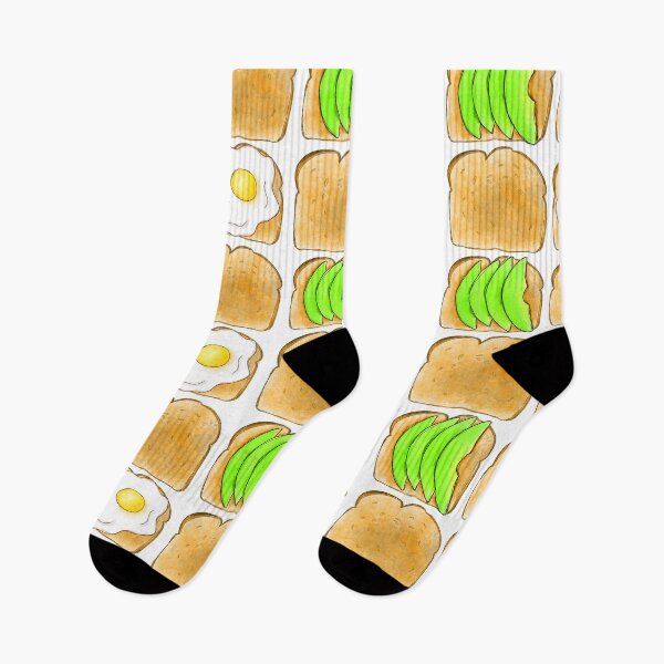 Item preview, avocado toast pattern // breakfast pattern designed and sold by KeytonDesign.