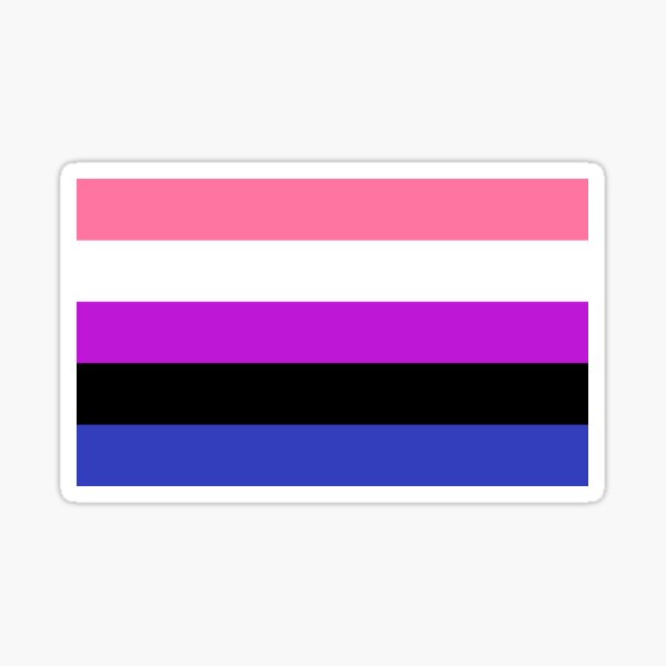 Genderfluid Pride Flag Sticker For Sale By Calchamomile Redbubble