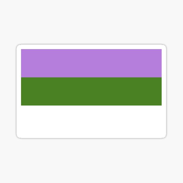 Genderqueer Pride Flag Sticker By Calchamomile Redbubble 2782