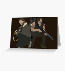 Daryl Dixon and Rick Grimes - The Walking Dead Greeting Card
