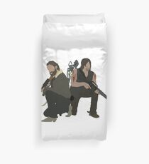Daryl Dixon and Rick Grimes - The Walking Dead Duvet Cover