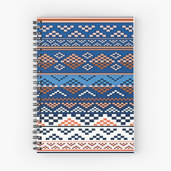 Item preview, Blue & Brown Fair Isle Pattern designed and sold by WildDaisy.