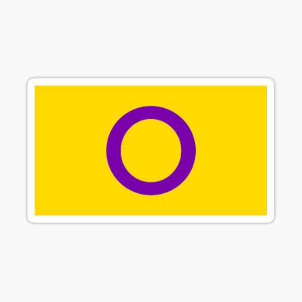 Intersex Pride Flag Sticker For Sale By Calchamomile Redbubble