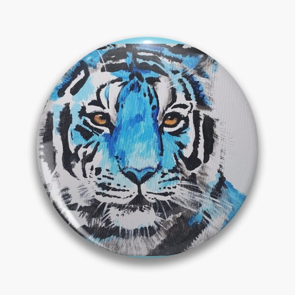 Item preview, Blue Tiger Face designed and sold by LyaVerdi.