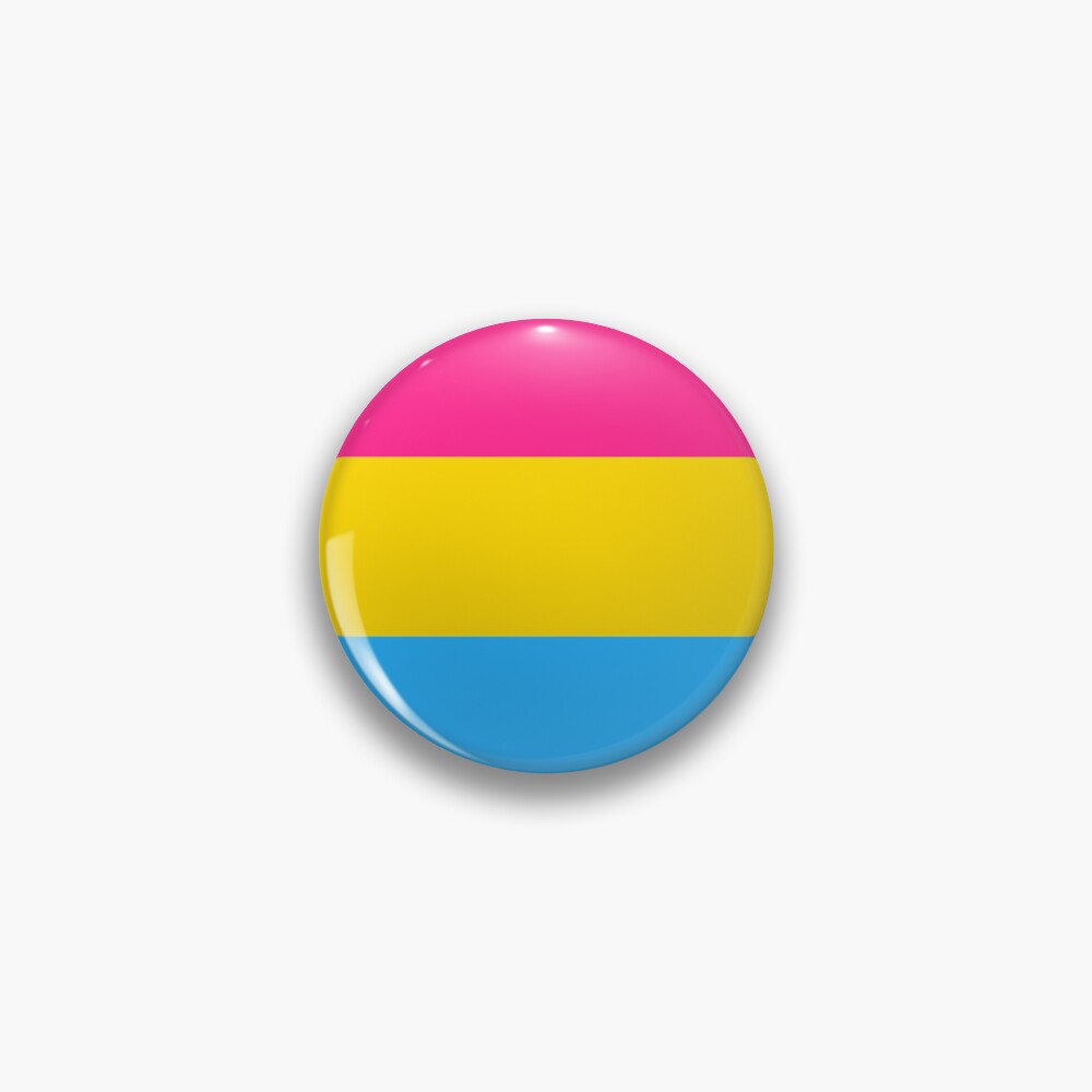 Pansexual Pride Flag Pin For Sale By Calchamomile Redbubble 