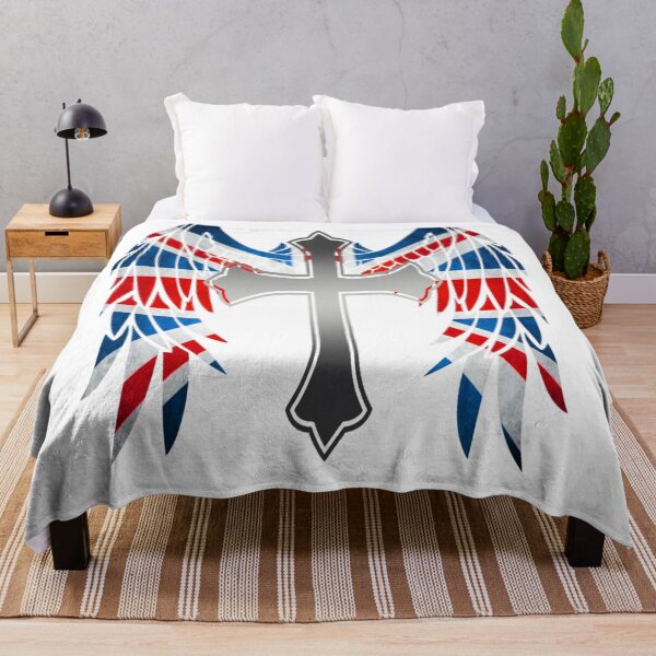 Item preview, for god and country - Winged Cross America's flag designed and sold by mafia2020.