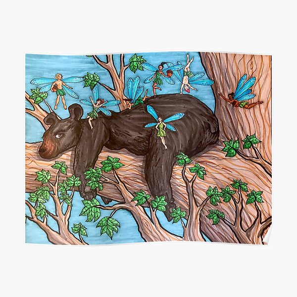 The bear just wants to sleep Poster