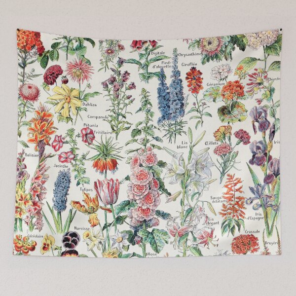 Aperçu de l'œuvre Adolphe Millot - Fleurs pour tous - French vintage poster créée et vendue par DejaVuStudio.