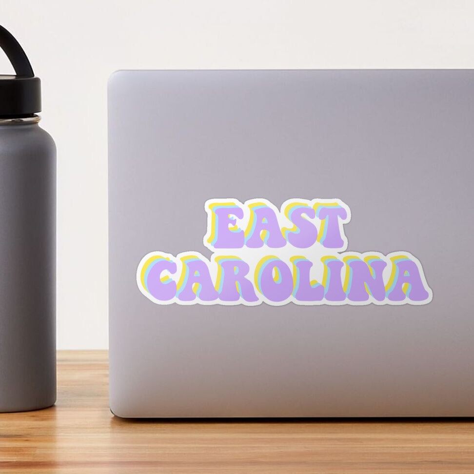 ECU East Carolina University Sticker Vinyl Decal Laptop Water Bottle Car Scrapbook (Type A)