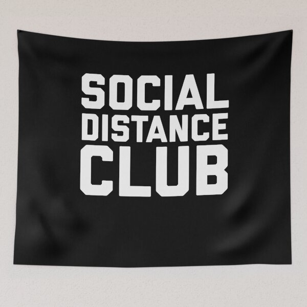 Item preview, Social Distance Club designed and sold by Rustic Valley Studio.