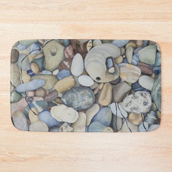 Item preview, Pescadero Beach Pebbles Watercolor designed and sold by Gayle Mahoney.