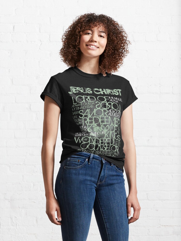 Alternate view of The Names of Jesus Classic T-Shirt