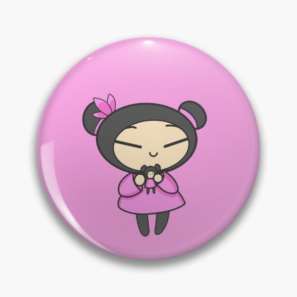 Item preview, Pink Pucca with a Doll designed and sold by aishiiart.