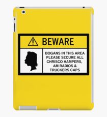 Caution - Bogans iPad Case/Skin