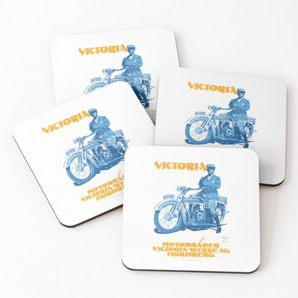 Item preview, 1920 Victoria Motorcycles German Advertising Poster designed and sold by retrographics.