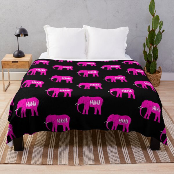 Artikelvorschau, Rosa Elefant Mama entworfen und verkauft von Rustic Valley Studio.