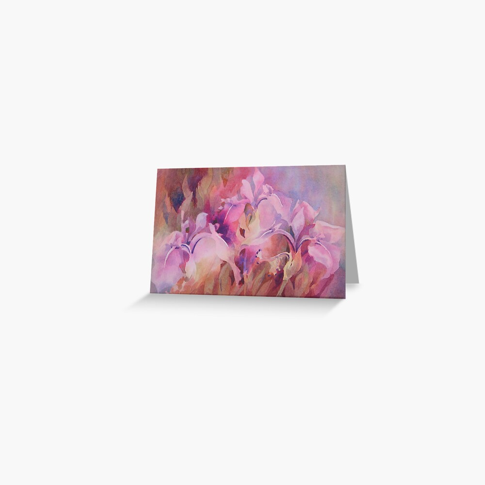 Irises Greeting Card