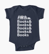Books | Literary Book Nerd Helvetica Typography One Piece - Short Sleeve