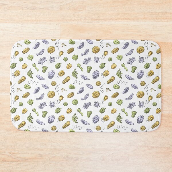 Item preview, Ediacaran Biota Fossils Illustration Pattern designed and sold by taylorcustom.